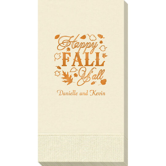 Happy Fall Y'all Guest Towels